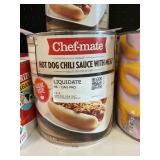 Chef-mate chili sauce w/ meat 6lb