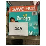 Pampers 1200 wipes