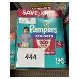 Pampers 148 diapers size 4