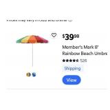 8ft Beach umbrella