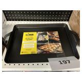 Lodge griddle cast iron 15.75x11.5in