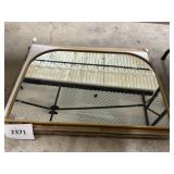 Gold framed wall mirror 3ftx2ft