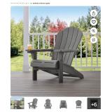 Gray Keter adirondack chair