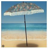 Beach umbrella- floral 2 ct