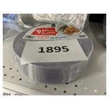 9in Clear plates 45 ct