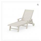 Polywood Gulf Shores chaise in sand