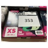 Goodnites XS 74 ct
