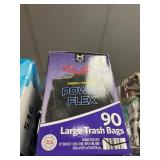 Power Flex large trash bags 90ct