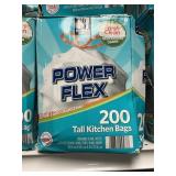 Power Flex 200 tall kitchen bags