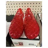 Steve Madden jelly flat size 10