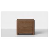 2- Drawer nightstand in walnut