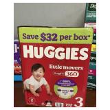 Huggies 192 diapers size 3