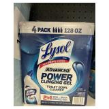 Lysol toilet bowl cleaner 4 pack