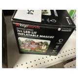 Logo brands 7ft LED lit inflatable mascot
