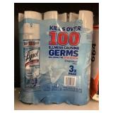 Lysol spray 3 cans