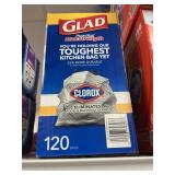 Glad clorox 120 bags
