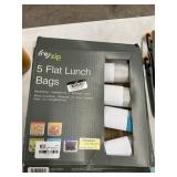 Rezip 5 flat lunch bags