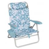 Floral beach chair