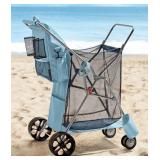 Beach cart milky blue