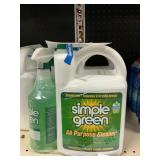 Simple Green cleaner 140 oz + spray bottle