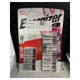 Energizer AA 20 ct AAA 16 ct batteries