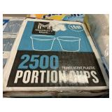 2500 Portion cups 1 fl oz