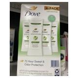Dove deodorant 4- pack
