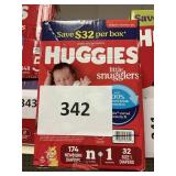 Huggies NB 174 size 1 32 diapers