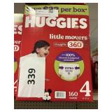 Huggies 160 diapers size 4