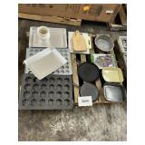 Graniteware-cookie cutters- pans- Longaberger pc
