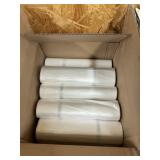 Clear trash bags lot