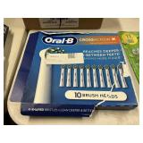Oral-B crossaction X 10 brush heads