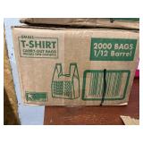 Small T-shirt bags 2000 ct