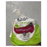 Chinet compartment plates 165 ct