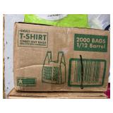 Small T-shirt bags 2000 ct