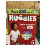 Huggies 144 diapers size 5
