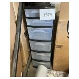 6 Drawer plastic storage