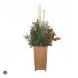Pre-lit 4ft decorative topiary 2 ct