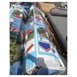 Red & blue floating pad 6ftx15ft