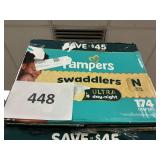 Pampers 174 diapers size NB