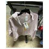 Womens fleece half zip pullover M