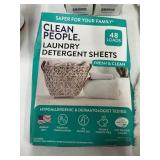 Laundry detergant sheets 48 loads
