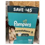 Pampers 160 diapers size 4