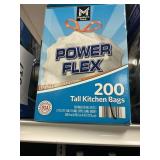 Power Flex 200 tall kitchen bags