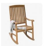 Teak rocker