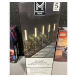 Solar landscape accent light set 5 pack