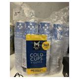 Cold cups 9oz 360 ct