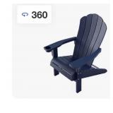 2-Keter adirondack chair- black-navy blue