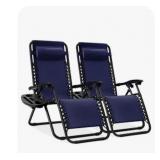 2-Pack navy XL anti-gravity chair