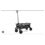 All terrain folding wagon gray